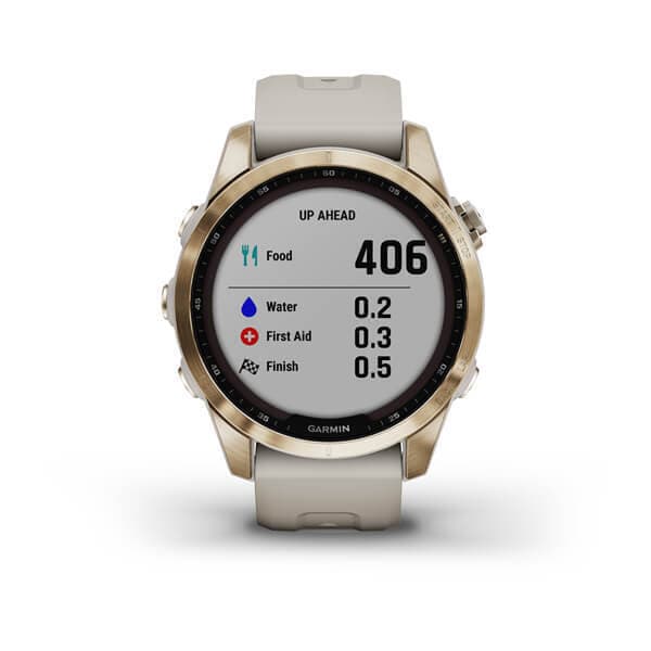 Garmin Fenix 7s Sapphire SOLAR — Titanovyy Kremovo — фото 5