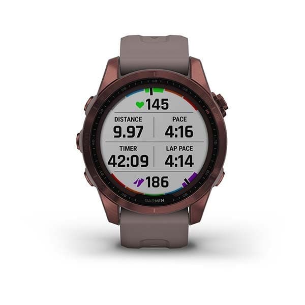 Garmin Fenix 7s Sapphire SOLAR — Titanovyy Temno — фото 9