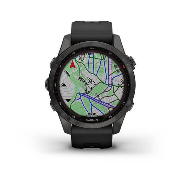 Garmin Fenix 7s Sapphire SOLAR — Titanovyy Ugolno — фото 3