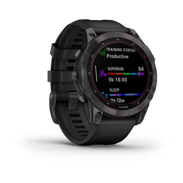 Garmin Fenix 7 Sapphire SOLAR — Titanovyy Chernyy — фото 3