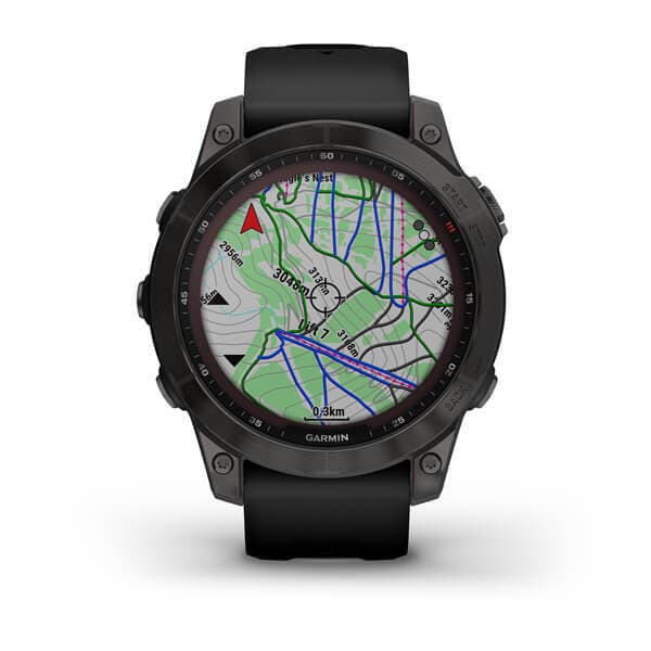 Garmin Fenix 7 Sapphire SOLAR — Titanovyy Chernyy — фото 4