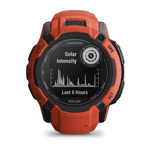 Garmin Instinct 2x SOLAR — Flame Red — фото 2