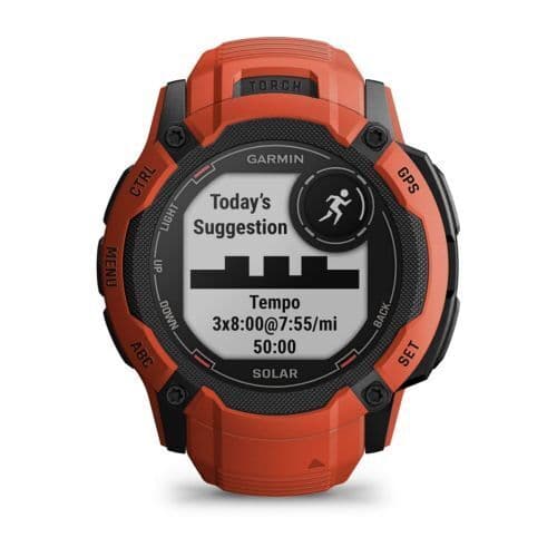 Garmin Instinct 2x SOLAR — Flame Red — фото 6
