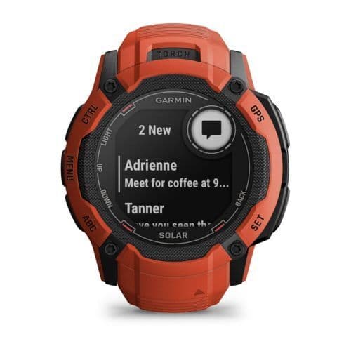 Garmin Instinct 2x SOLAR — Flame Red — фото 7