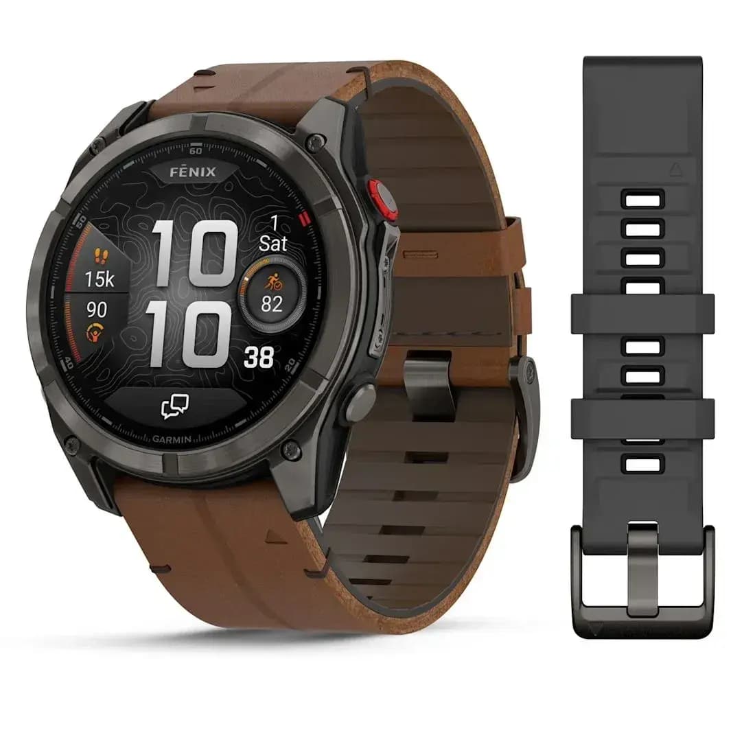 Garmin Fenix 8 Pro Sapphire 51mm AMOLED — Karbonovo Seryy 40