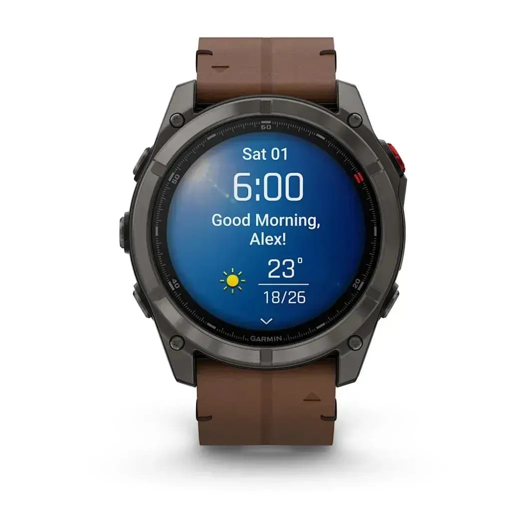 Garmin Fenix 8 Pro Sapphire 51mm AMOLED — Karbonovo Seryy 40 — фото 6