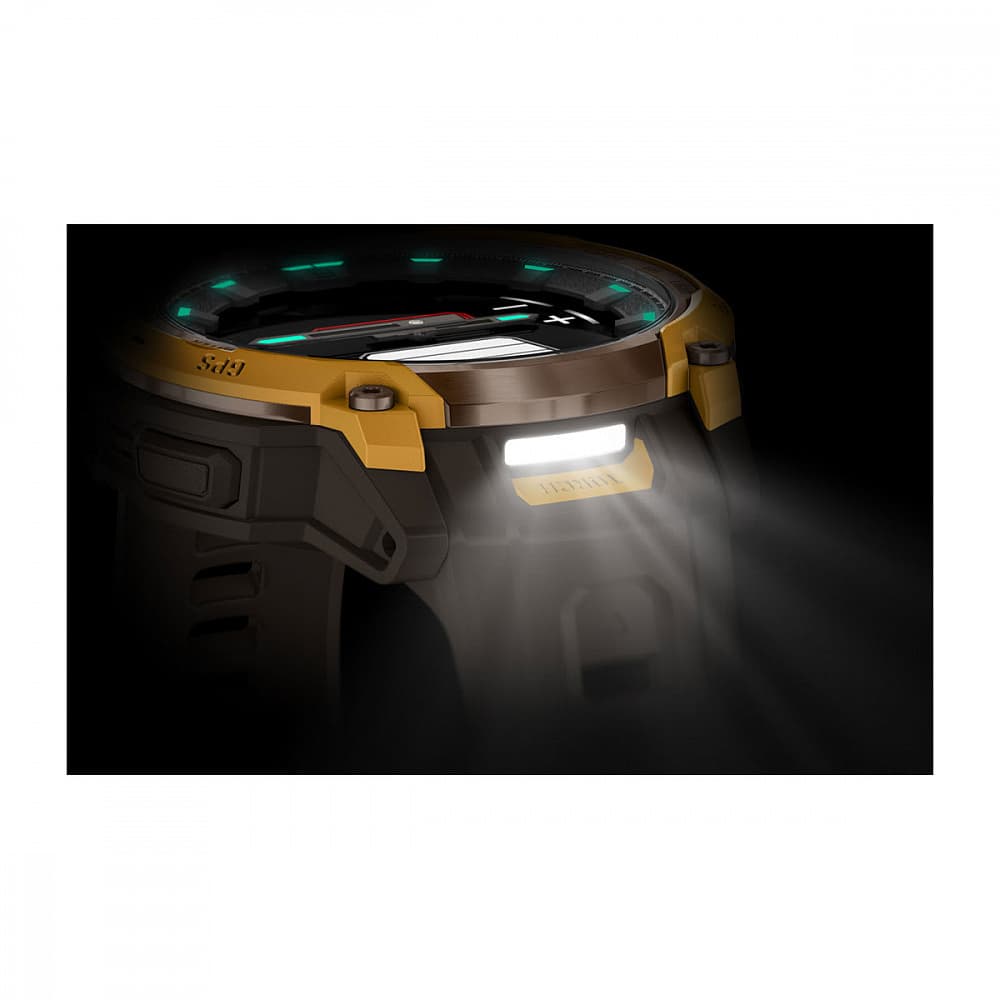 Garmin Instinct Crossover AMOLED — Bronze Sunburstcocoa — фото 10