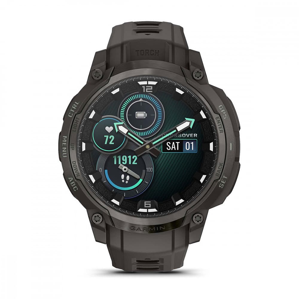 Garmin Instinct Crossover AMOLED — Charcoal Grey — фото 2