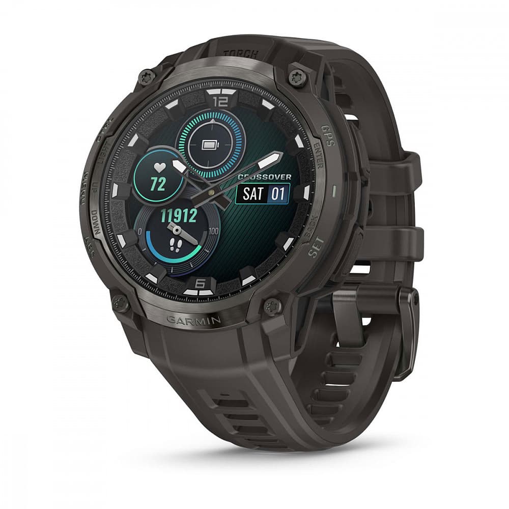 Garmin Instinct Crossover AMOLED — Charcoal Grey