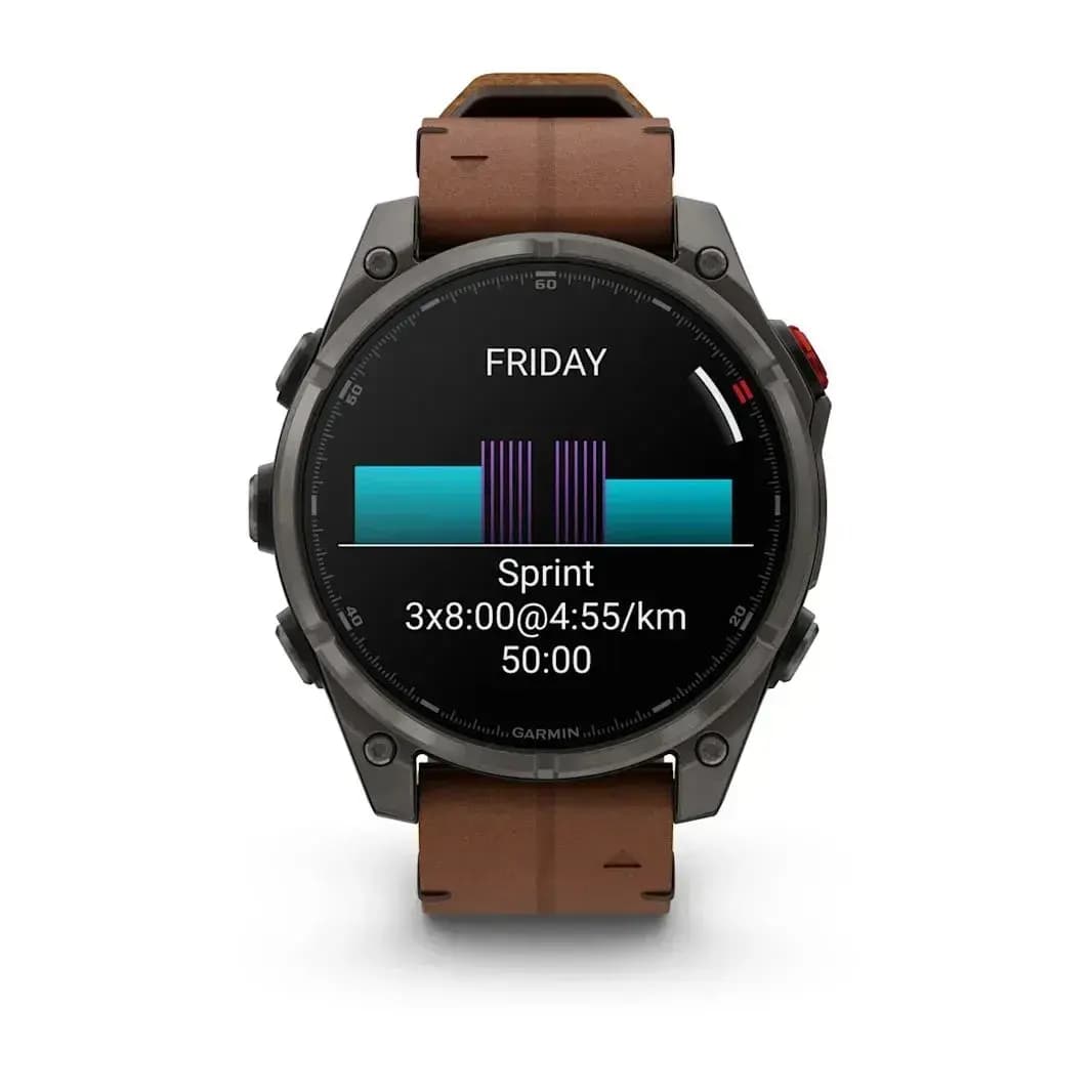 Garmin Fenix 8 Pro Sapphire 47mm AMOLED — Karbonovo Seryy 40 — фото 4