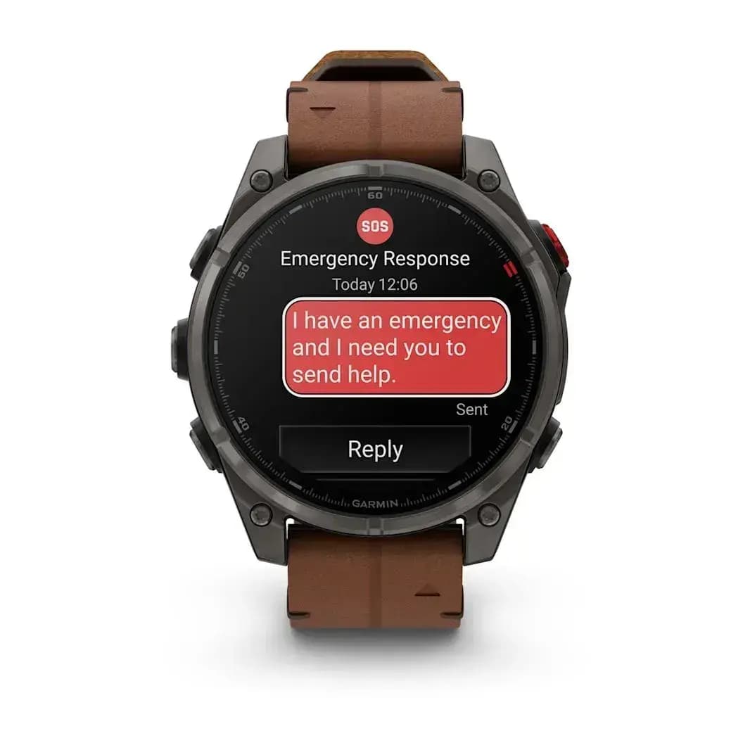 Garmin Fenix 8 Pro Sapphire 47mm AMOLED — Karbonovo Seryy 40 — фото 6