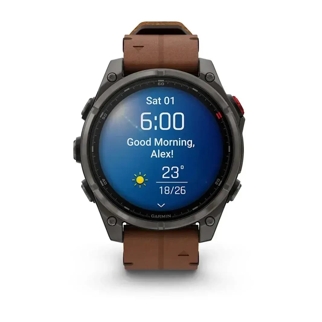 Garmin Fenix 8 Pro Sapphire 47mm AMOLED — Karbonovo Seryy 40 — фото 8