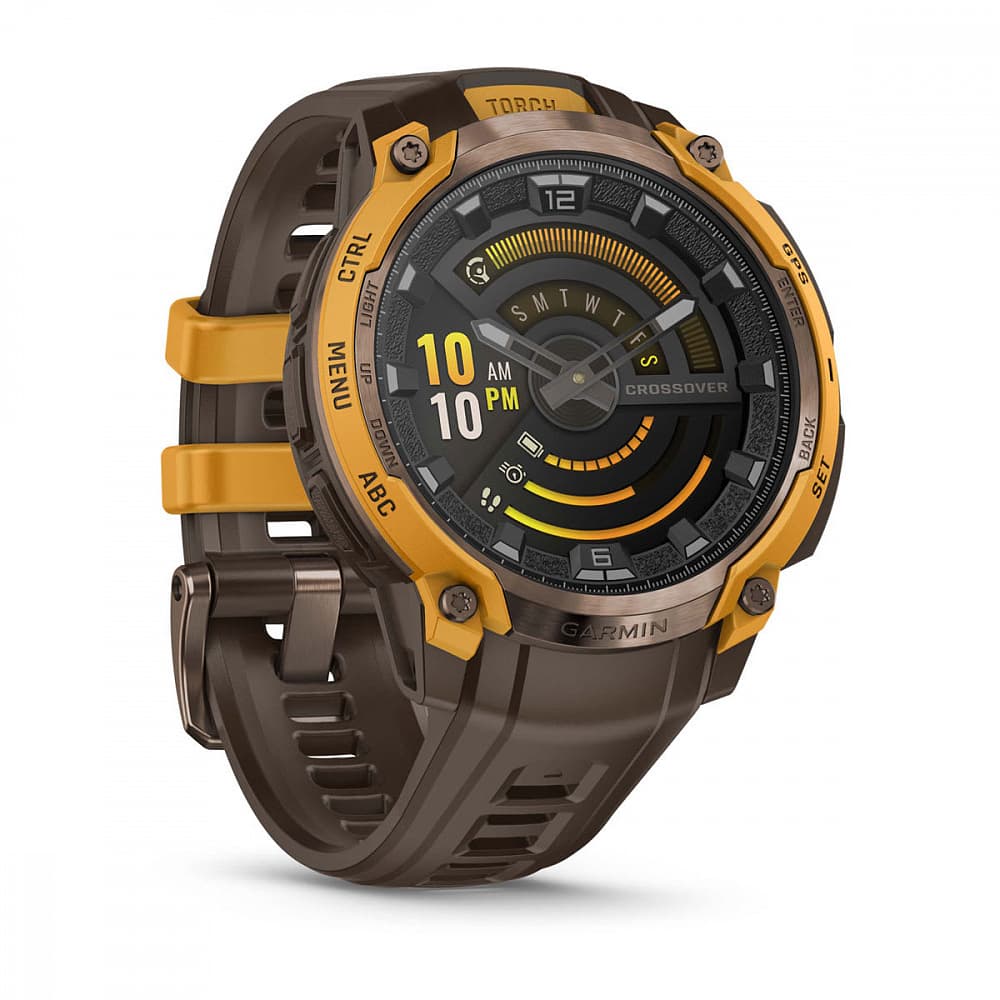 Garmin Instinct Crossover AMOLED — Bronze Sunburstcocoa — фото 4