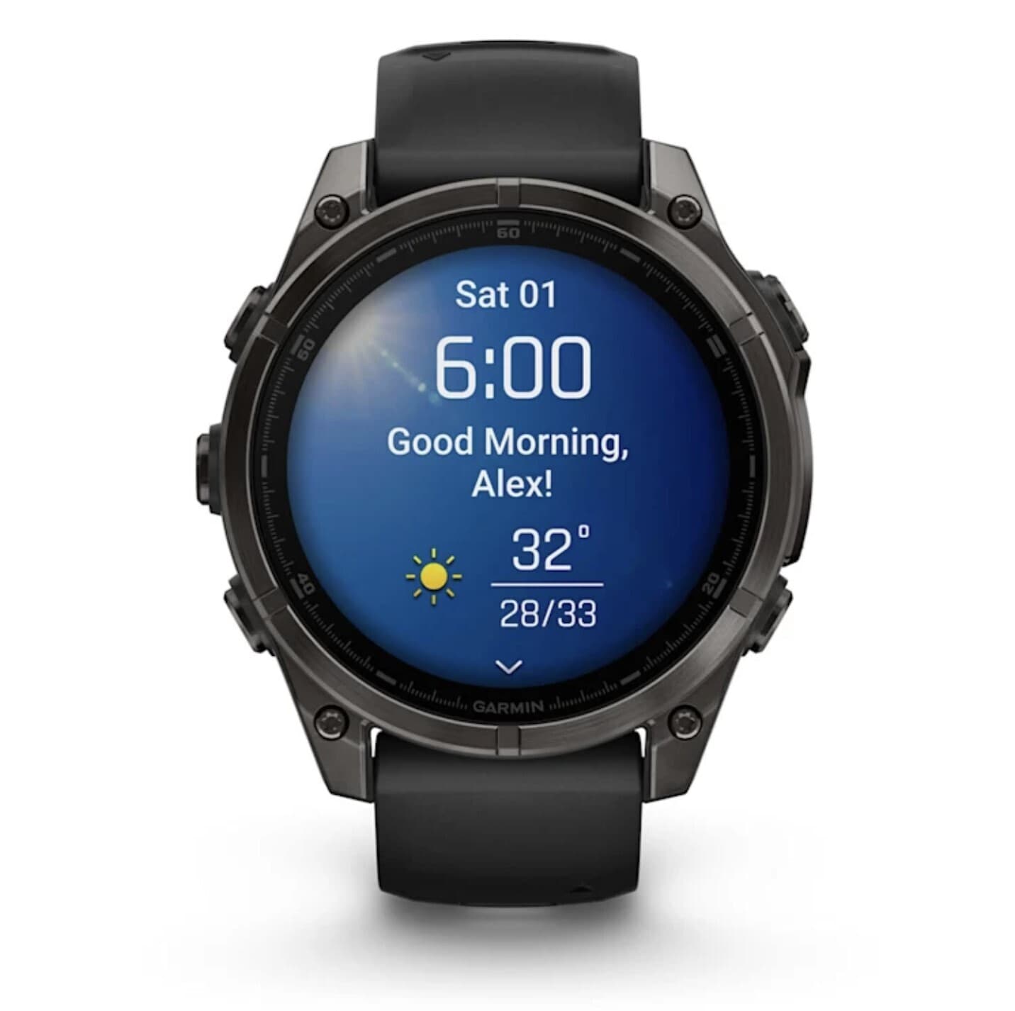 Garmin Fenix 8 47mm AMOLED — Crbngryti Blk — фото 2